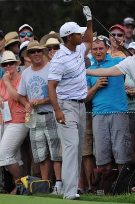 TIGER WOODS (USA) - - ZUMAmm5 o0 Eldrick Freude Jubel Fans