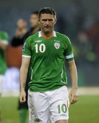 Republic of Ireland s Robbie Keane looks - EDITORIAL USE ONLY. No use with unauthorised audio, video, data, fixture lists, club league logos or live services. Online in-match use limited to 120 images, no video emulation. No use in betting, games or single club league player publications. o0 Enttäuschung o00 Relegation Relegationsspiel