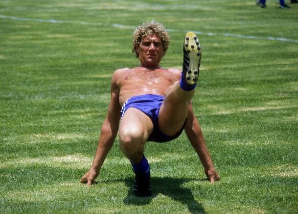 Torwart Jean Marie Pfaff (Belgien) Fußball WM Herren WM 1986, Länderspiel, Nationalteam Einzelbild Mexiko City Sinnlichkeit,
