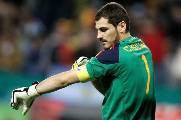 Spain s Iker Casillas during international friendly. November 14, 2009.  (2009111448819)
