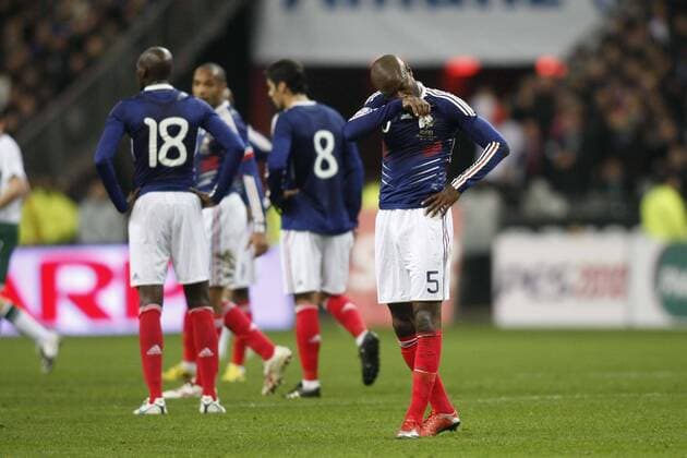 Frankreich (Blau) - Irland (Weiß) : William GALLAS FRA NLEGOUICFEP  o0 Enttäuschung o0 Paris