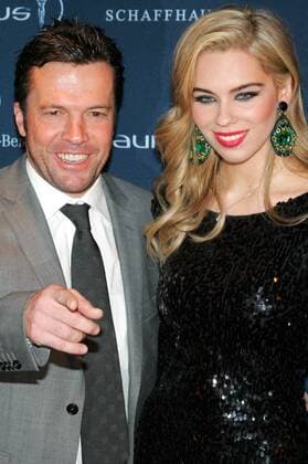 Laureus Medien Preis, Kitzbühel KITZBUEHEL,AUSTRIA,23.NOV.09 - DIVERS, FUSSBALL - Laureus Medien Preis. Bild zeigt Lothar Matthäus (GER) und Ehefrau Liliana. 
