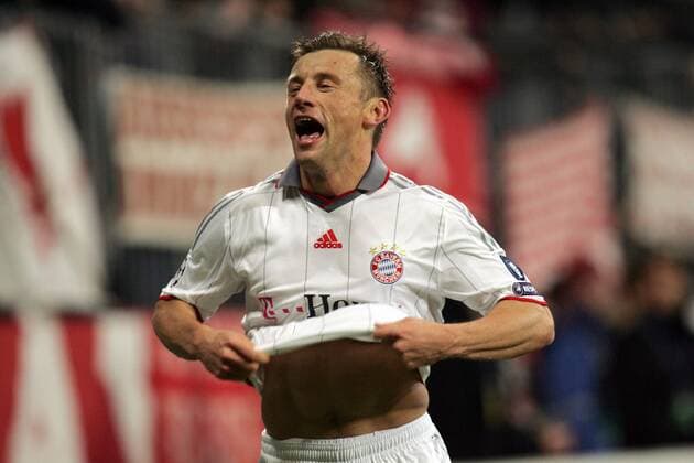 Champions League 2009 2010, FC Bayern MÃ¼nchen - Maccabi Haifa, Torjubel Ivica Olic (Bayern MÃ¼nchen) xHOCHxZWEIx xChristianxKolbx