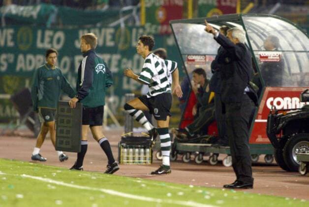 Cristiano Ronaldo (C) Sporting Lissabon Champions League 2002 2003 xVIxASFxIVx 63492