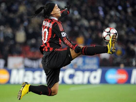 FC Zürich - AC Mailand - Ronaldinho (Milan). 