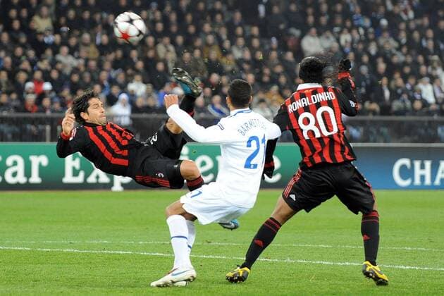FC Zürich - AC Mailand - Marco Borriello (Mailand, li.) - 