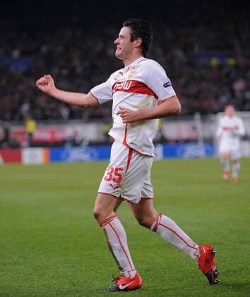 FUSSBALL International Champions League SAISON 2009 2010 09.12.2009 VfB Stuttgart - FC Unirea Urziceni JUBEL VfB; zum 2-0 Christian Träsch  o0 Freude o00 Jubel