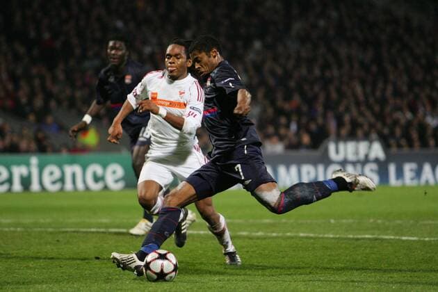 Olympique Lyon - VSC Debrecen - Tor von Michel BASTOS (Lyon, re.) - NLEGOUIC - 
