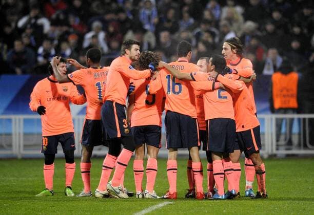 Jubel FC Barcelona (orange) -  o0 Jubel, Freude