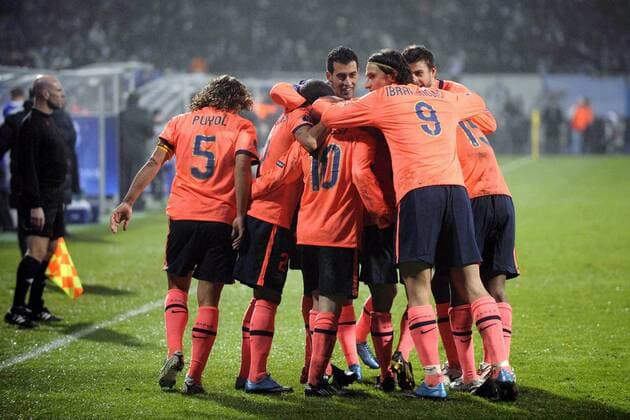 Jubel FC Barcelona (orange) -  o0 Jubel, Freude