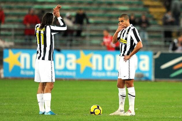 Juventus Turin: Enttäuschung David Trezeguet (re.) und Amauri 