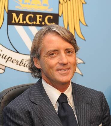 Roberto Mancini the new coach of Manchester City at a press conference arranged to announce his arrival Press Conference Press Conference - Manchester City 21st December, 2009 EDITORIAL USE ONLY. No use with unauthorised audio, video, data, fixture lists, club league logos or live services. Online in-match use limited to 120 images, no video emulation. No use in betting, games or single club league player publications. o0 Porträt o00 neu, neuer