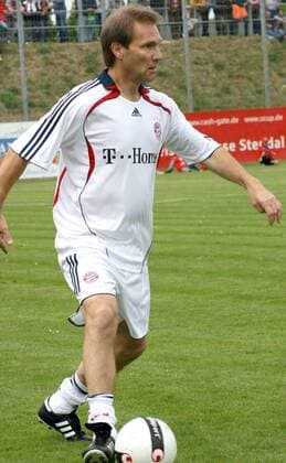 Wolfgang Grobe (Bayern München Allstars) gegen ÖSA Sparkassenauswahl in Stendal
