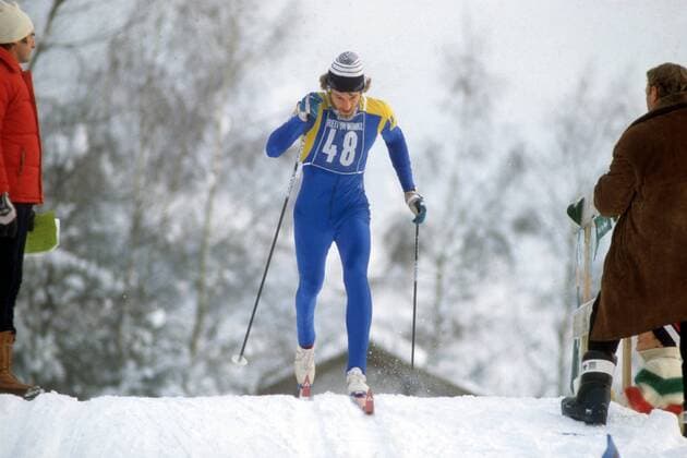 Thomas Wassberg (Schweden) Nordischer Skilauf Herren Ski Nordisch 1978, Skisport, Langlauf Einzelbild Aufnahmedatum geschätzt Reit im Winkl