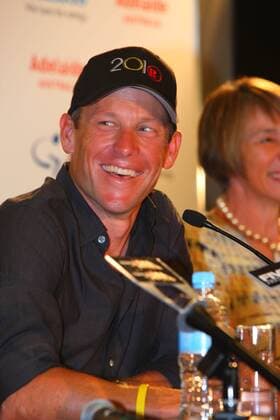 Jan 14, 2010 - Adelaide, Australia - LANCE ARMSTRONG (USA Team RadioShack) in Australia for a 2010 Santos Tour Down Under media conference. - ZUMAf96 o0 Freude