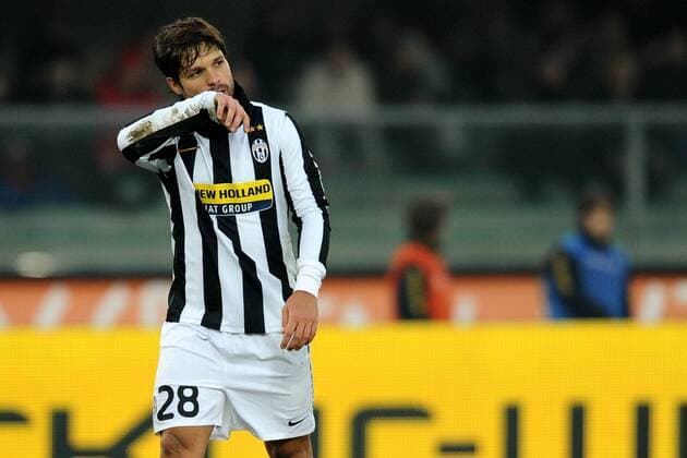 Chievo Verona (gelb) - Juventus Turin (weiß), Enttäuschung Diego 