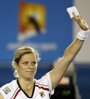 Kim Clijsters of Belgium  o0 Melbourne