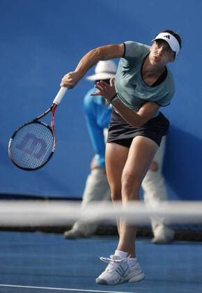 Australien, Melbourne, Sport, Tennis, Grand Slam Tournament, Melbourne Park, Australian Open 2010, Andrea Petkovic (GER)