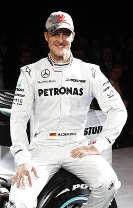 Motorsport: Formel 1, , Michael Schumacher ( GER, Mercedes GP ) xHOCHxZWEIx xJuergenxTapx Stuttgart