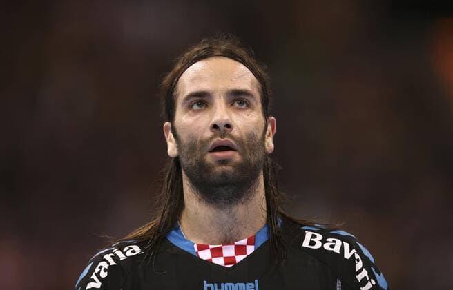enttäuschter Ivano BALIC (Zagreb) Handball Championsleague am So. 18.10.2009 HSV Hamburg - HC Croatia Zagreb 35 - 26