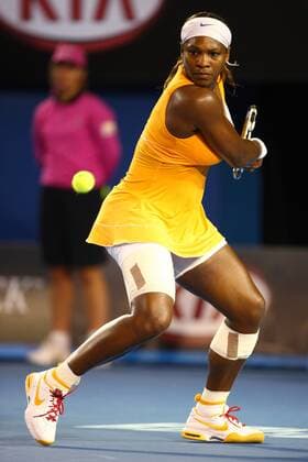 Serena Williams, USA, in the women s single final of the 2010 Tennis Australian Open in Melbourne, 30 01 2010 -