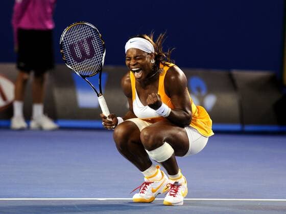 Serena Williams (USA) gewinnt die Australian Open 2010 o0 Sieg, Sieger, Jubel, Freude,
