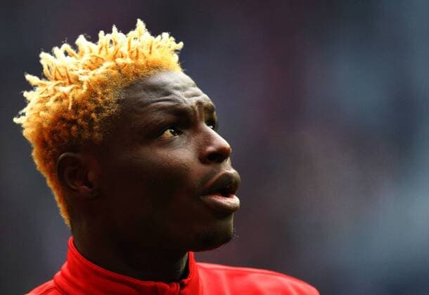 Aristide BANCE ( 23 Mainz) mit seinen blond gefärbten Rasta Haaren - 30.01.2010, FC BAYERN MÜNCHEN - 1. FSV MAINZ 05 o0 Haare Frisur blondiert