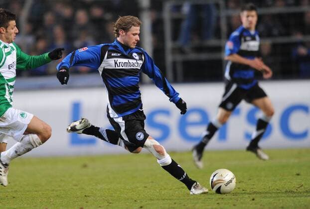 05.02.2010,Fussball, 2.Bundesliga, Saison 2009 2010, 21. Spieltag DSC ARMINIA BIELEFELD - SPVGG GREUTHER FÜRTH 2-2 Oliver Kirch (Arminia Bielefeld)