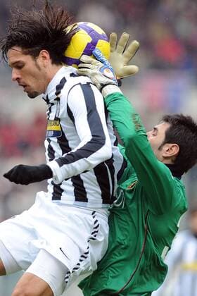 Ga Torino 14 02 2010 - Juventus Turin vs. Genoa CFC Amauri (Turin, li.) -Marco Amelia 