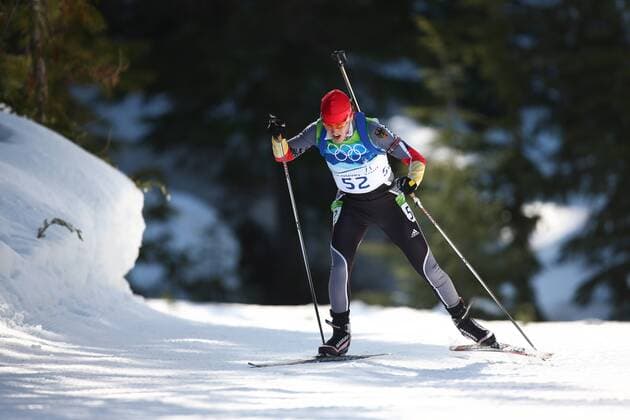 Kati Wilhelm, GER - 15km Einzel - 21. Olympische Winterspiele in Vancouver Whistler; 18 02 2010 -
