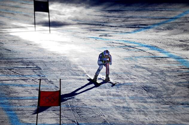 Feb 20, 2010 - Whistler, Canada - USA s LINDSEY VONN in the Women s Alpine Skiing Super-G downhill at the 2010 Winter Olympic in Vancouver. - ZUMAk51 o0 Totale