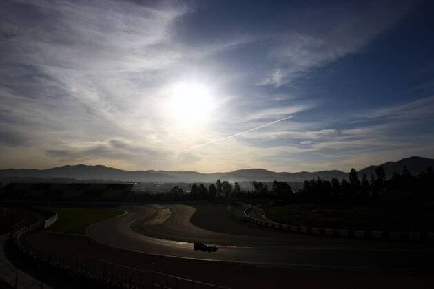 Feb. 25, 2010 - Barcelona, - Fairuz Fauzy (MALAYSIA) Lotus T127..Formula One Testing, Day One, Jerez, Spain, Wednesday 17 February 2010.  - ZUMAorl o00 Sonnenaufgang, Morgendämmerung Gegenlicht Sonnenuntergang