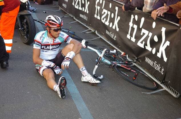 2010, Giro di Sardegna, tappa 04 Carbonia - Iglesias, Ceramica Flaminia 2010, Daniele Colli, Iglesias  o0 Verletzung