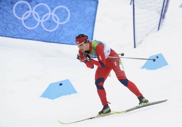 WHISTLER, CANADA. FEBRUARY 27, 2010. Norwayâ€™s Marit Bjoergen competes the women s 30km cross country at the Vancouver 2010 Winter Olympic Games.  RE0C95C6