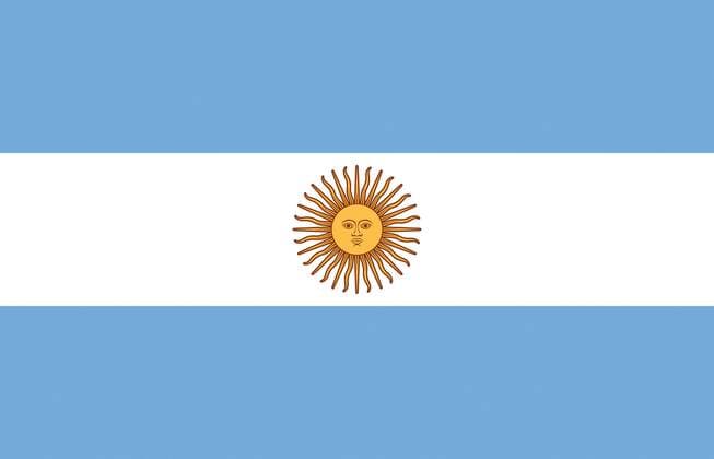 Argentina National Flag  (113000280) o00 Objekte o00 Objekte