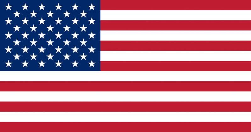 United States of America National Flag  (113000379) o0 USA o00 Objekte o00 Objekte