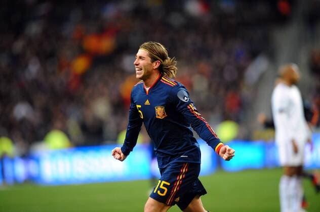 Frankreich (weiß) - Spanien (blau) - Sergio RAMOS - AnthonyxBibardxFEP -  o0 Jubel, Freude