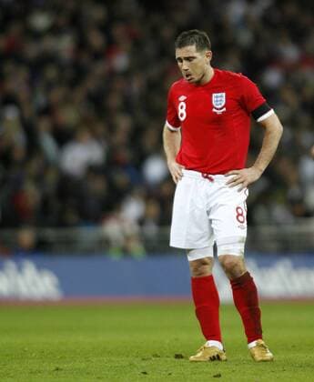 England s Frank Lampard looks on dejected International Friendly England v Egypt 3rd March, 2010 EDITORIAL USE ONLY. No use with unauthorised audio, video, data, fixture lists, club league logos or live services. Online in-match use limited to 120 images, no video emulation. No use in betting, games or single club league player publications. o0 kurios