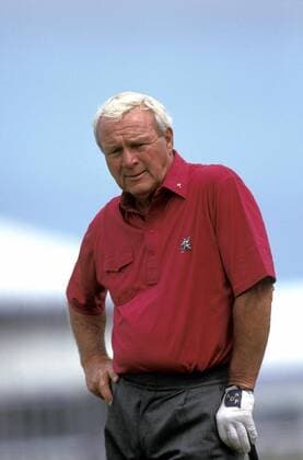 22 July, 1995: Portrait of ARNOLD PALMER (USA) during the British Open Championships, St Andrews. xactionplusx  ActionPlus95072201 Content restricted for UK based newspaper