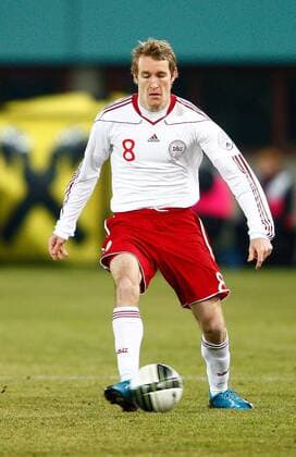 Testspiel WIEN,AUSTRIA,03.MAR.10 - FUSSBALL - OEFB Laenderspiel, Oesterreich vs Daenemark, Freundschaftsspiel. Bild zeigt Thomas Kahlenberg (Dänemark). 