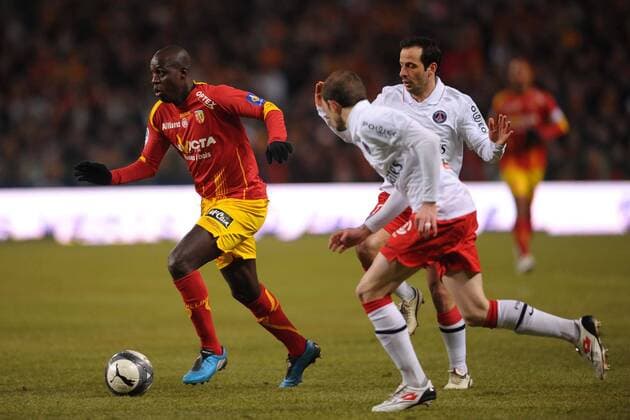 RC Lens (Rot) vs Paris St. Germain PSG (Weiß) - Kanga Akale l. - JBAutissier 