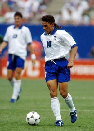 Roberto Baggio (ITA), JUNE 18, 1994 - Football : World Cup USA between Italy - Ireland at Giants stadium, New Jersey, USA. (395)  (200403222009463)