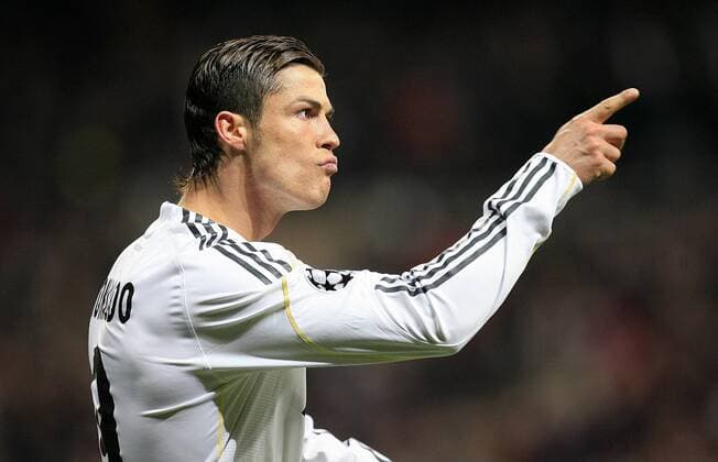 MADRID (10 03 2010).- Champions League Match - Real Madrid vs Olympique Lyon - . Cristiano Ronaldo (Real)  (20125931)