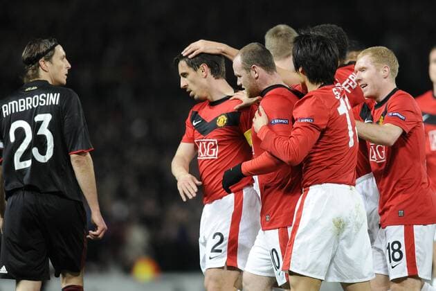 Manchester 10 03 2010 - Champions League - Manchester United vs. AC Milan - Wayne Rooney (Manchester, 3.L) - 