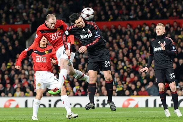Manchester 10 03 2010 - Champions League - Manchester United vs. AC Milan - Wayne Rooney (Manchester, L) - 