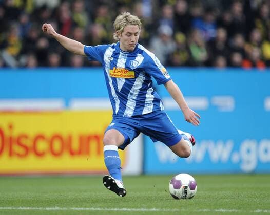 13.03.2010, Fussball, Saison 2009 2010, 1. Bundesliga, 26. Spieltag, VFL BOCHUM - BORUSSIA DORTMUND 1-4 Saison 2009 2010, Lewis Holtby (VfL Bochum)