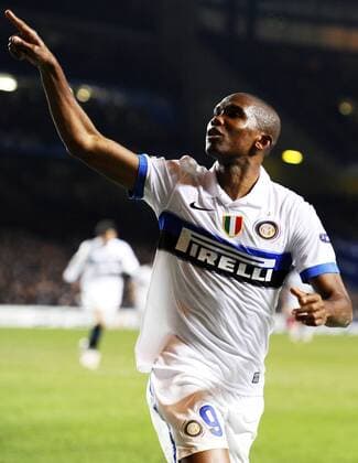Samuel Etoo (Inter Mailand) - Torjubel  o0 Jubel Freude Eto o o0 EC 1