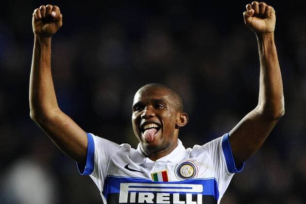 Samuel Etoo (Inter Mailand) - Torjubel  o0 Jubel Freude Eto o o0 EC 1