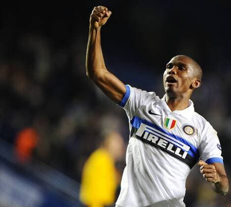 Samuel Etoo (Inter Mailand) - Torjubel  o0 Jubel Freude Eto o o0 EC 1