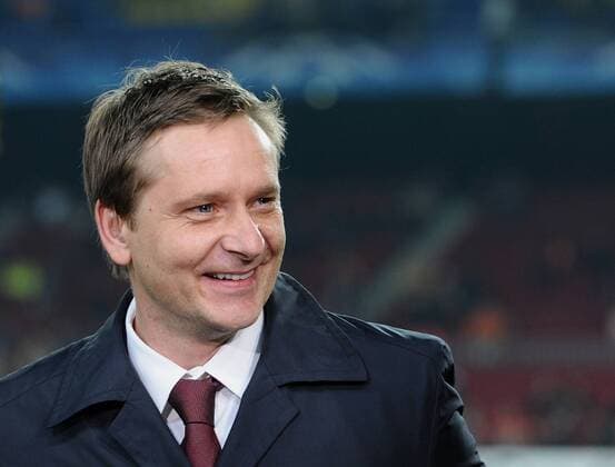 Champions League SAISON 2009 2010 FC Barcelona - VfB Stuttgart 17.03.2010 - VfB Sportdirektor Horst Heldt 